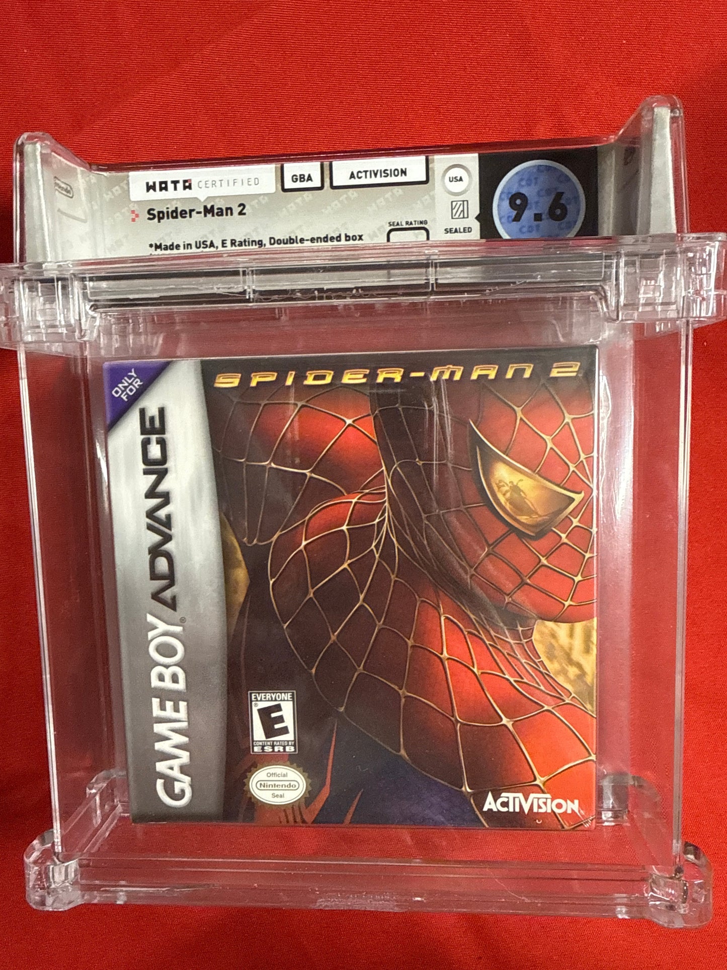 Spider-Man 2 WATA 9.6 A++ - Nintendo Gameboy Advance
