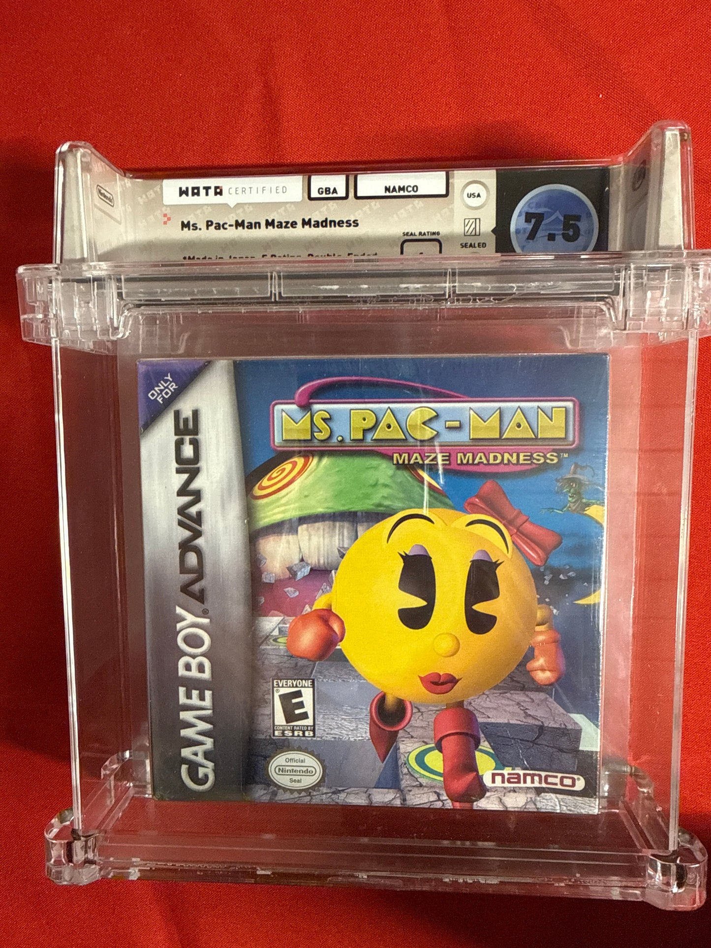 Ms. Pac-Man Maze Madness WATA 7.5 A - Nintendo GBA