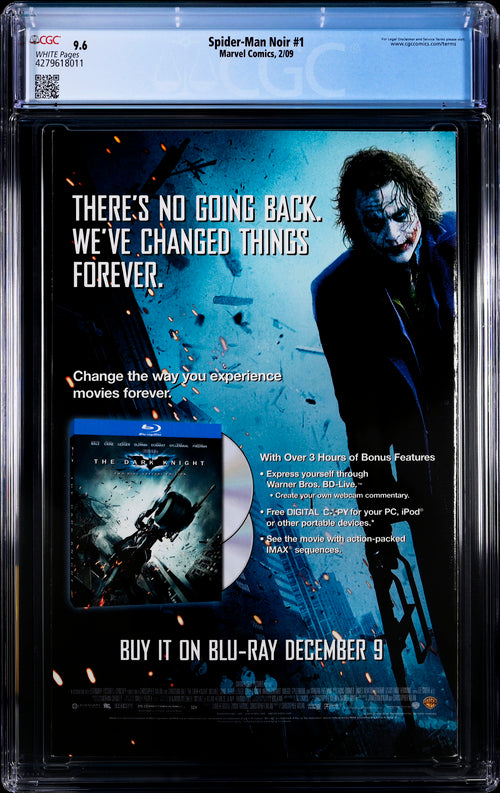 Spider-Man Noir #1 CGC 9.6 - Marvel Comics 2/09