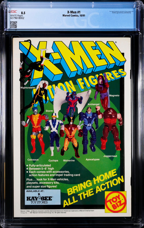 X-Men #1 CGC 8.5 - Marvel Comics 10/91