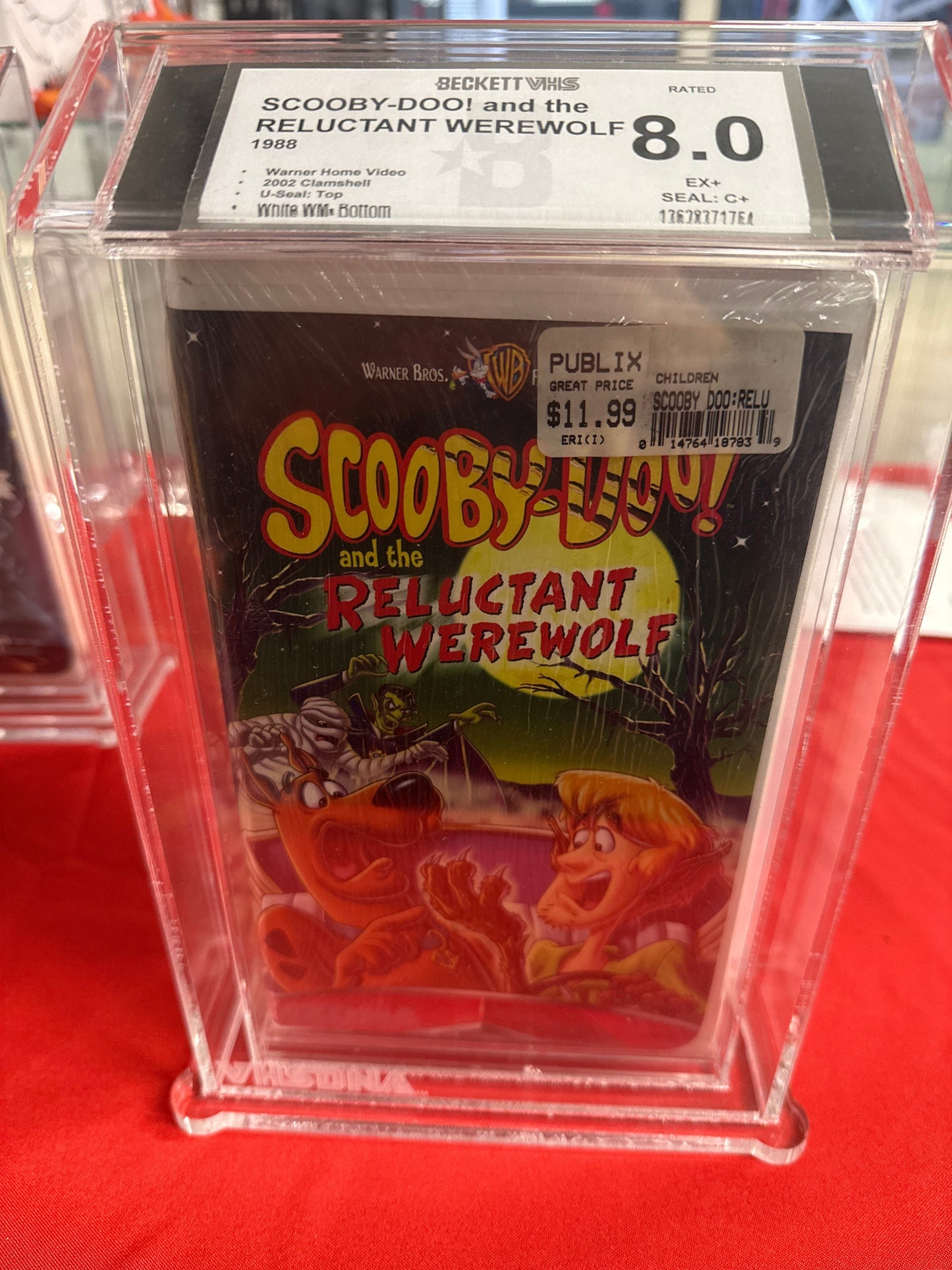 Scooby Doo! and the Reluctant Werewolf 1988 Beckett VHS 8.0 EX+