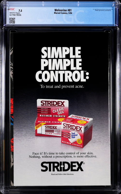 Wolverine #81 CGC 7.5 - Marvel Comics 5/94