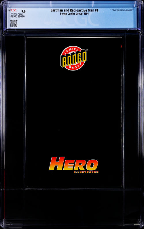 Bartman and Radioactive Man #1 CGC 9.6 - Bongo Comics Group 1994