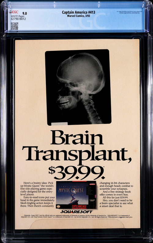 Captain America #413 CGC 9.0 - Marvel Comics 3/93