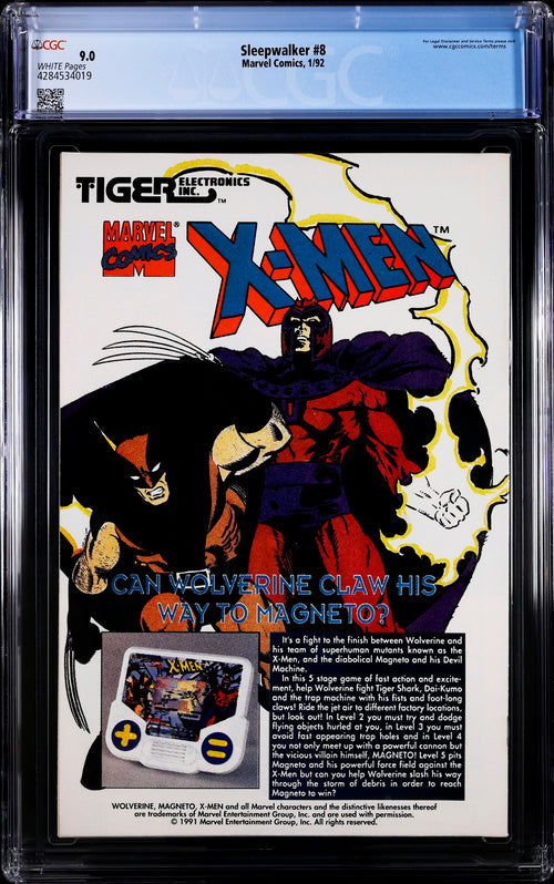 Sleepwalker #8 CGC 9.0 - Marvel Comics 1/92