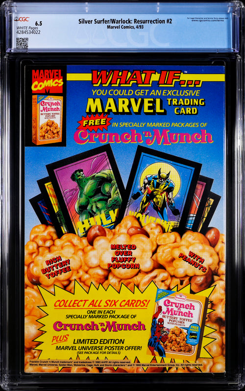 Silver Surfer/Warlock: Resurrection #2 CGC 6.5 - Marvel Comics 4/93