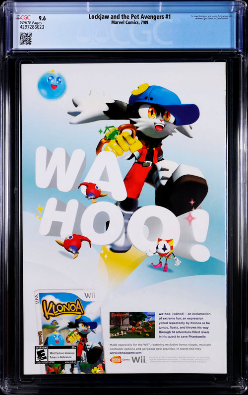 Lockjaw and the Pet Avengers #1 CGC 9.6 - Marvel Comics 7/09