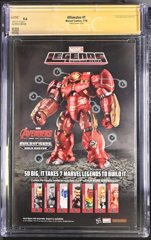 Ultimates #1 Young Variant Cover CGC 9.6 - Marvel Comics 1/16