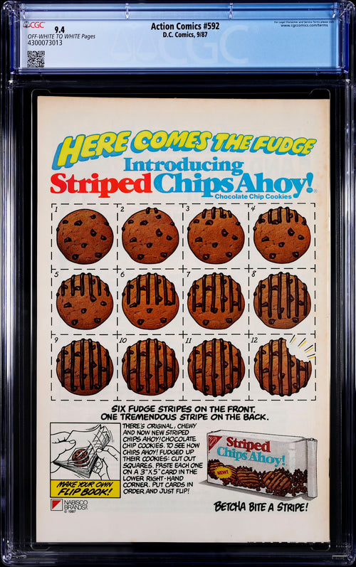 Action Comics #592 CGC 9.4 - DC Comics 9/87