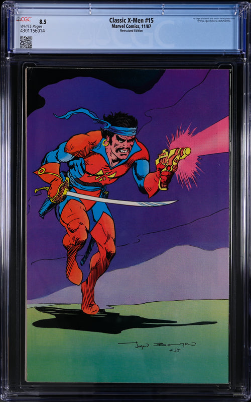 Classic X-Men #15 Newsstand Edition CGC 8.5 - Marvel Comics 11/87
