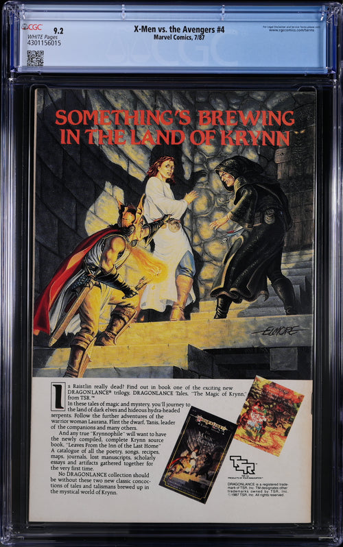 X-Men vs. the Avengers #4 CGC 9.2 - Marvel Comics 7/87