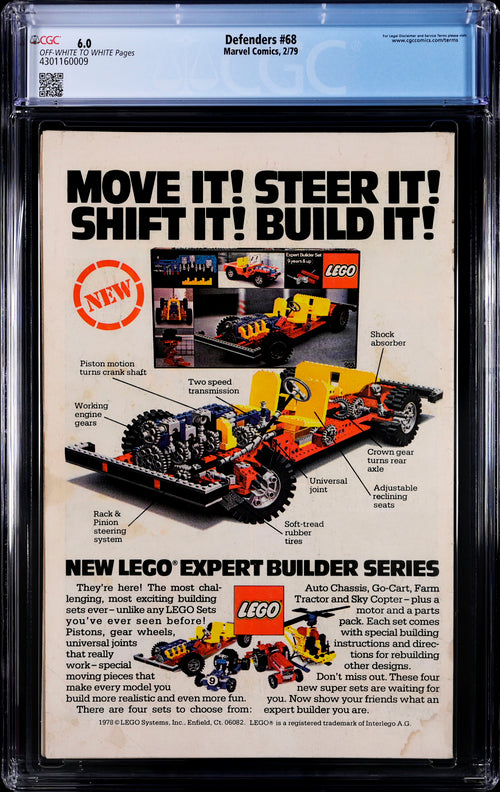 Defenders #68 CGC 6.0 - Marvel Comics 2/79