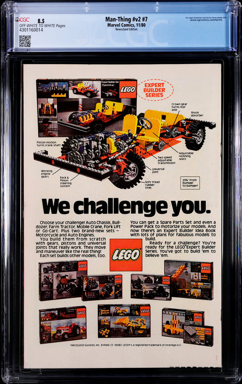 Man-Thing v2 #7 Newsstand Edition CGC 8.5 - Marvel Comics 11/80