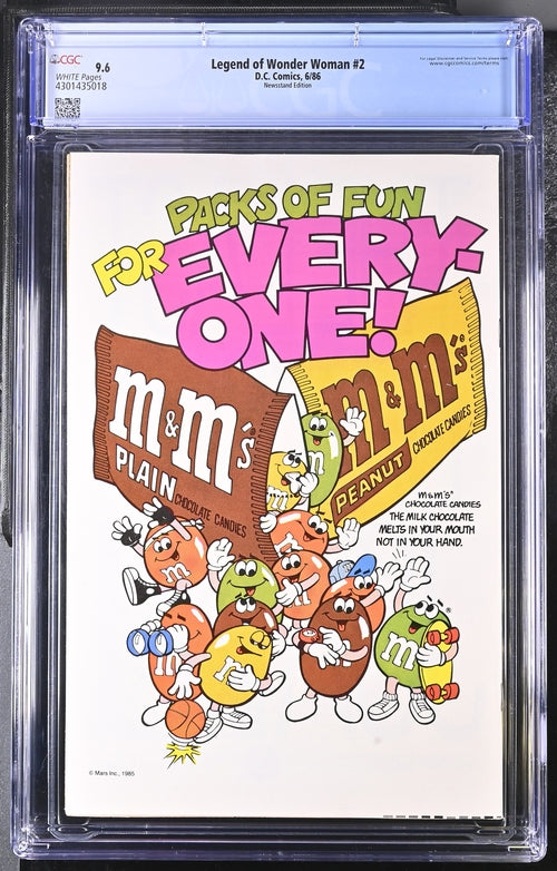 Legend of Wonder Woman #2 Newsstand Edition CGC 9.6 - DC Comics 6/86