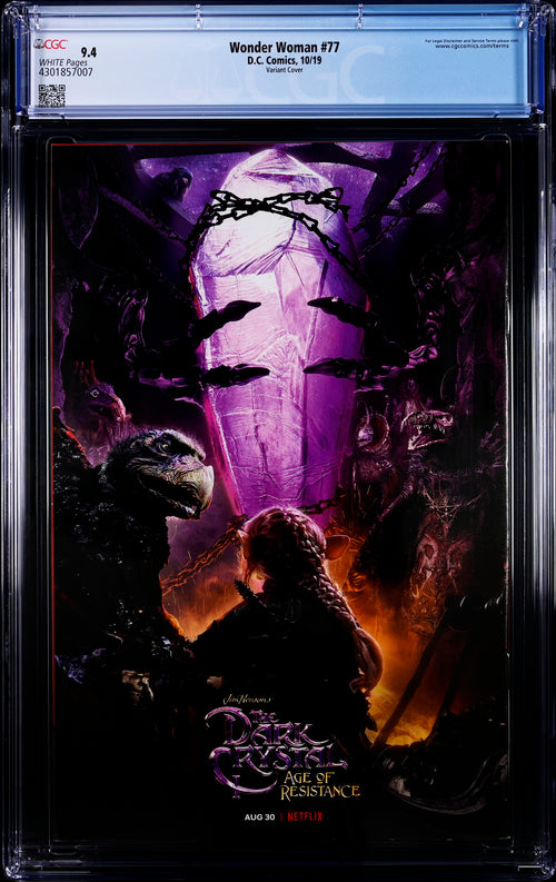 Wonder Woman #77 Variant Cover CGC 9.4 - DC Comics 10/19