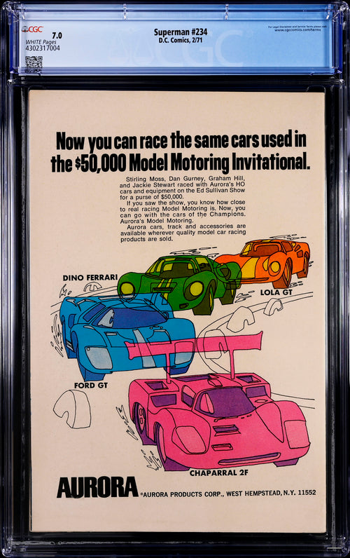 Superman #234 CGC 7.0 - DC Comics 2/71