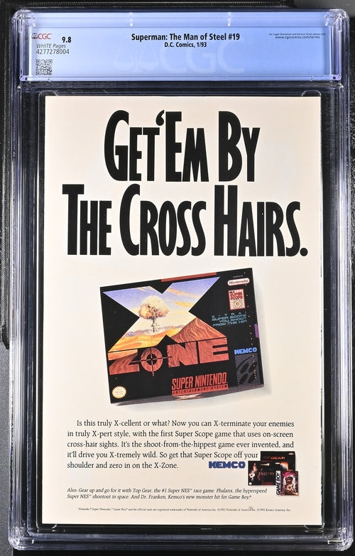 Superman: The Man of Steel #19 CGC 9.8 - DC Comics 1/93