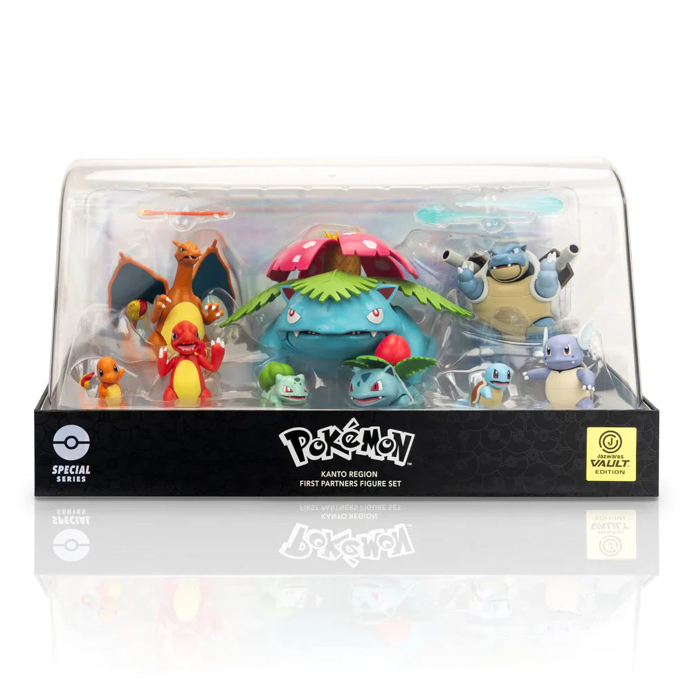 Pokemon Jazwares Kanto First Partners Figure Set “Vault Edition”
