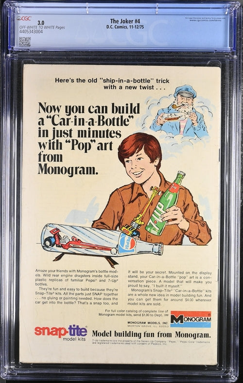 The Joker #4 CGC 3.0 - DC Comics 11-12/75