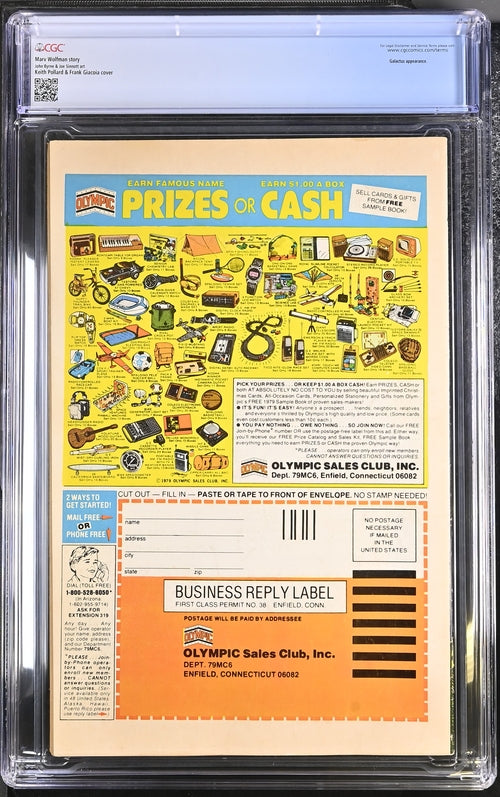 Fantastic Four #210 Newsstand Edition CGC 6.5 - Marvel Comics 9/79