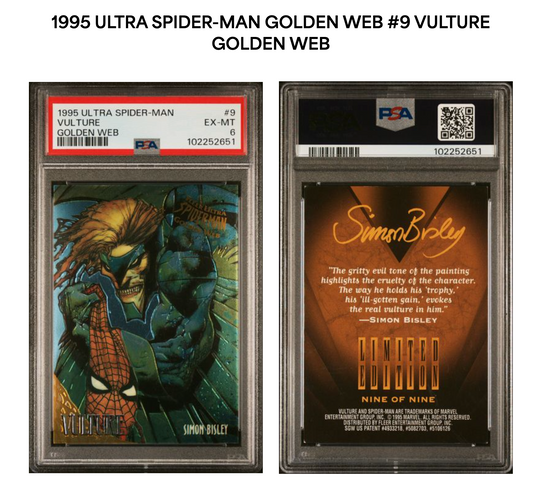 Vulture PSA 6 - 1995 Ultra Spiderman Golden Web
