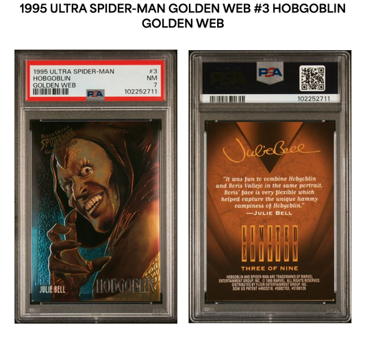 Hobgoblin PSA 7 - 1995 Ultra Spiderman Golden Web