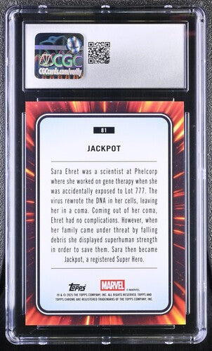 Jackpot CGC 9.5 - 2025 TOPPS CHROME MARVEL