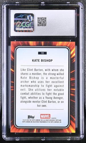 Kate Bishop CGC 8 - 2025 TOPPS CHROME MARVEL