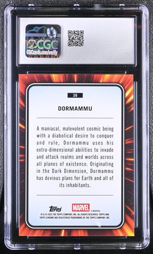 Dormammu CGC 9 - 2025 TOPPS CHROME MARVEL