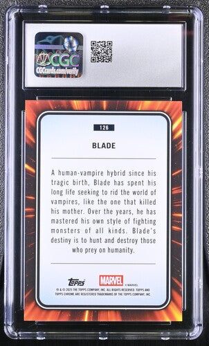 Blade CGC 10 - 2025 TOPPS CHROME MARVEL