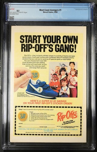 West Coast Avengers #1 CGC 8.5 - Marvel Comics 10/85