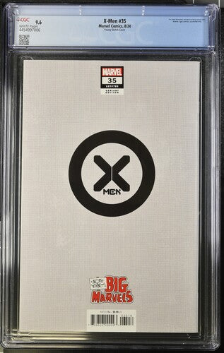 X-Men #35 Young Sketch Cover CGC 9.6 - Marvel Comics 8/24