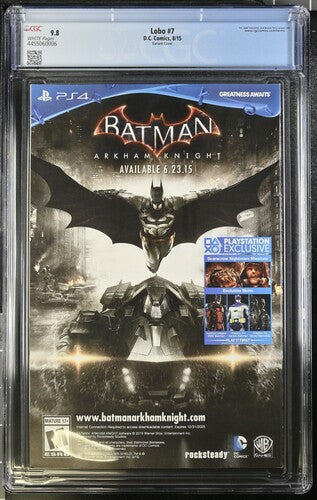 Lobo #41 Variant Cover CGC 9.8 - DC Comics 8/15