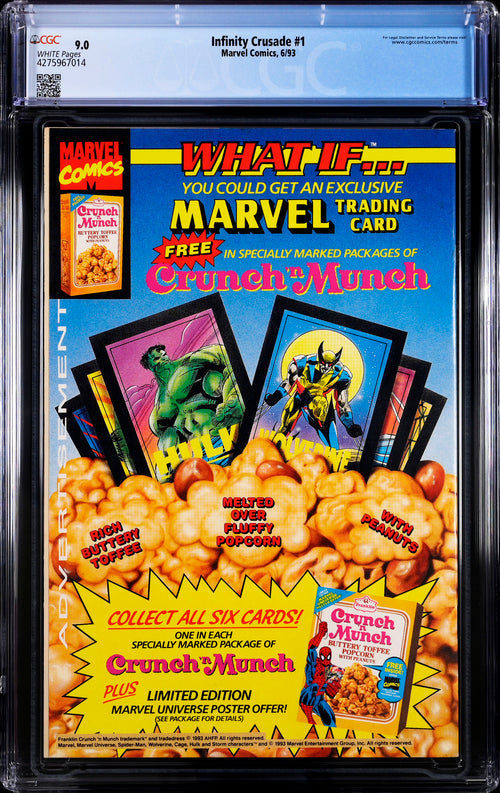 Infinity Crusade #1 CGC 9.0 - Marvel Comics 6/93