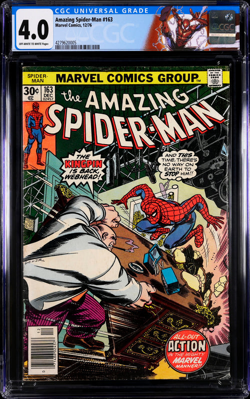 Amazing Spider-Man #163 CGC 4.0 - Marvel Comics 12/76