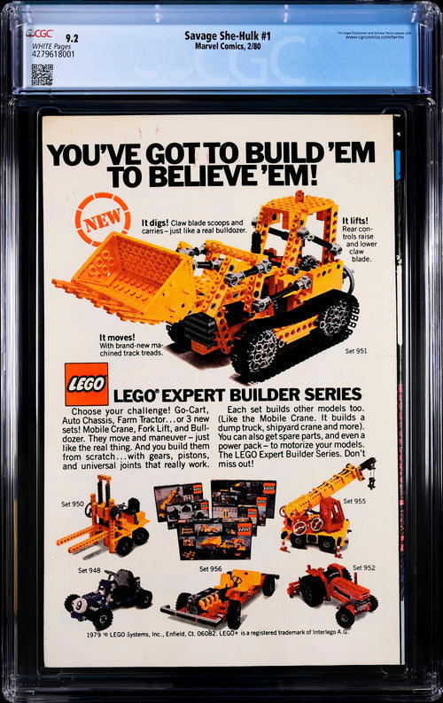 Savage She-Hulk #1 CGC 9.2 - Marvel Comics 2/80