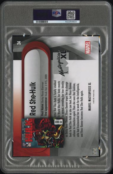 2024 SKYBOX MARVEL MASTERPIECES XL #24 RED SHE-HULK