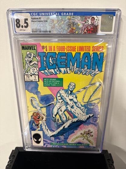 Iceman #1 CGC 8.5 - Marvel Comics 12/84