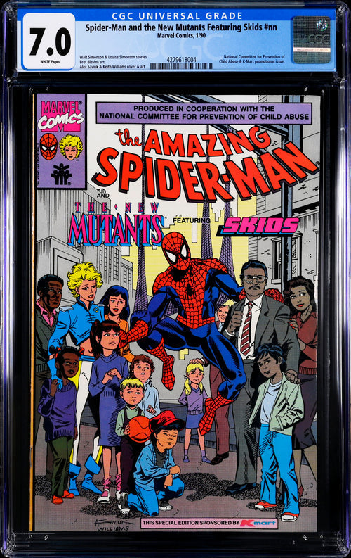 Spider-Man and the New Mutants Featuring Skids #nn CGC 7.0 - Marvel Comics 1/90