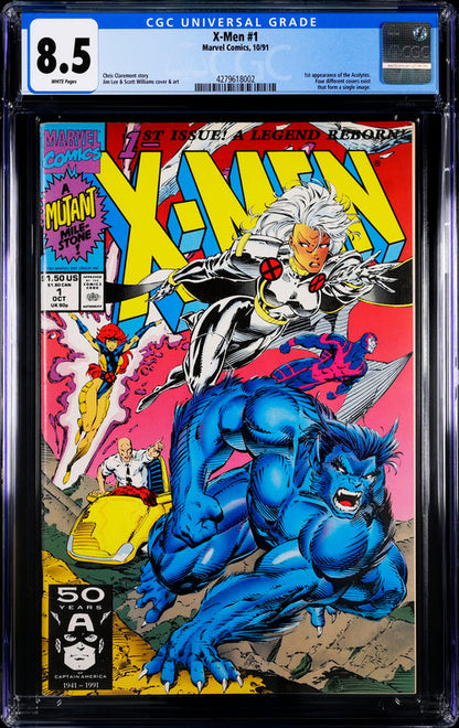 X-Men #1 CGC 8.5 - Marvel Comics 10/91