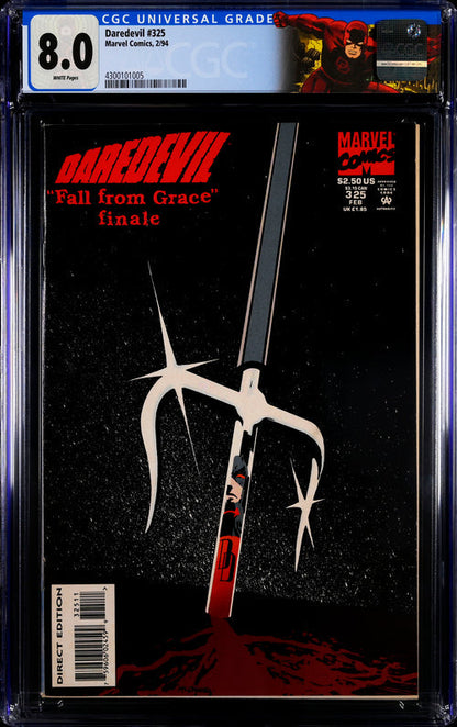 Daredevil #325 CGC 8.0 - Marvel Comics 2/94