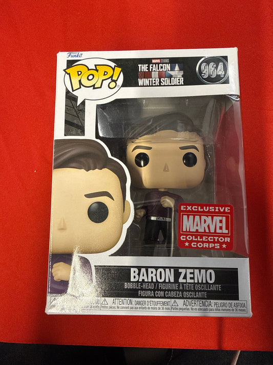 Funko POP! MARVEL BARON ZOMO #964 Collector Corps Exclusive