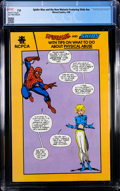 Spider-Man and the New Mutants Featuring Skids #nn CGC 7.0 - Marvel Comics 1/90