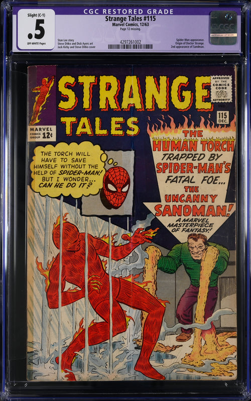Strange Tales #115 CGC Restored 0.5 - Marvel Comics 12/63