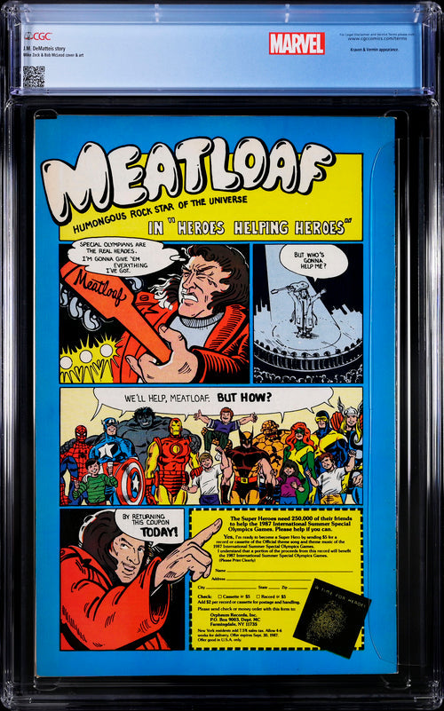 Web of Spider-Man #32 Newsstand Edition CGC 9.0 - Marvel Comics 11/87