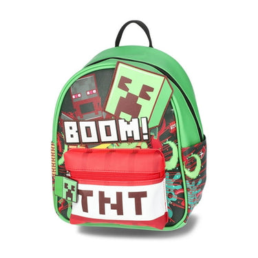 Minecraft Explosion TNT Mini Backpack, Green