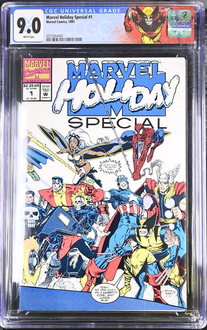 Marvel Holiday Special #1 CGC 9.0 - Marvel Comics 1991