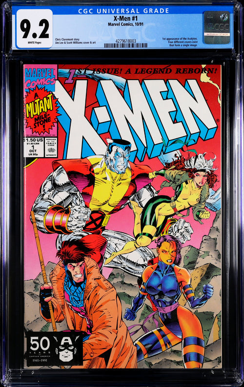 X-Men #1 CGC 9.2 - Marvel Comics 10/91