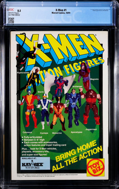X-Men #1 CGC 8.5 - Marvel Comics 10/91