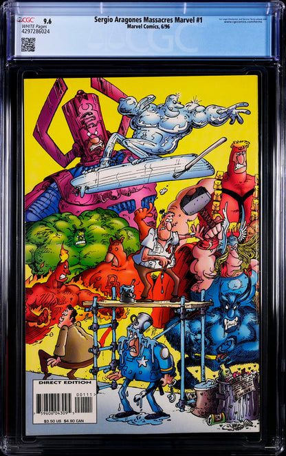 Sergio Aragones Massacres Marvel #1 CGC 9.6 - Marvel Comics 6/96